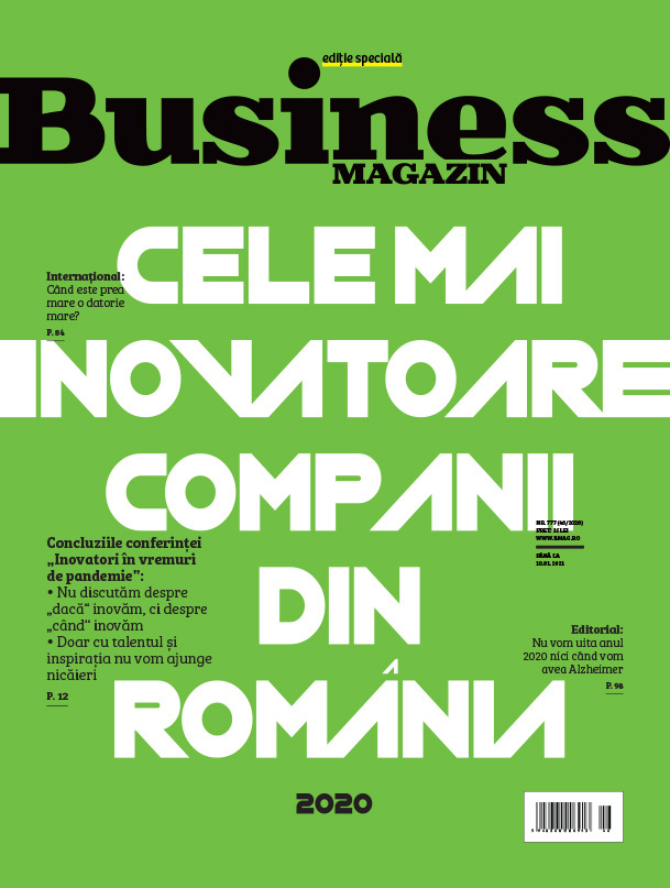 Business MAGAZIN a lansat catalogul celor mai inovatoare companii din România. Citiți de astăzi în ediția printată a revistei cum inovează companiile din România