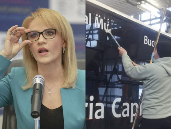 Gabriela Firea, despre decolantarea autobuzelor STB: Pe Nicușor Dan îl deranjează realizările mele