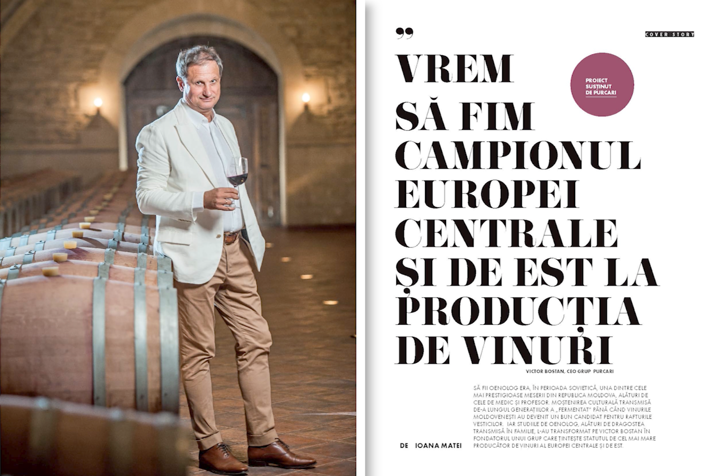 Ce puteți citi în noul număr din Business MAGAZIN: „Vrem să fim campionul Europei Centrale și de Est la producția de vinuri” - VIDEO
