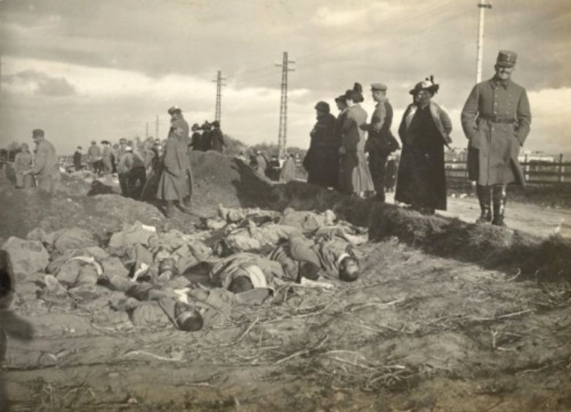 Masacrul din Gara Bartolomeu: 250 de eroi români omorâți, mișelește, de către unguri și germani. Au turnat o șosea peste cadavre