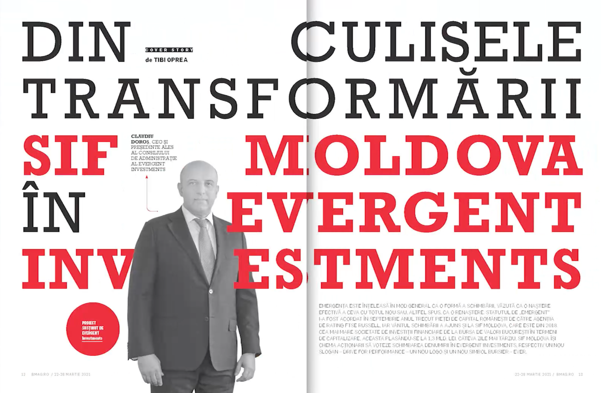 Ce puteți citi în noul număr al Business MAGAZIN: Din culisele transformării SIF Moldova în Evergent Investments