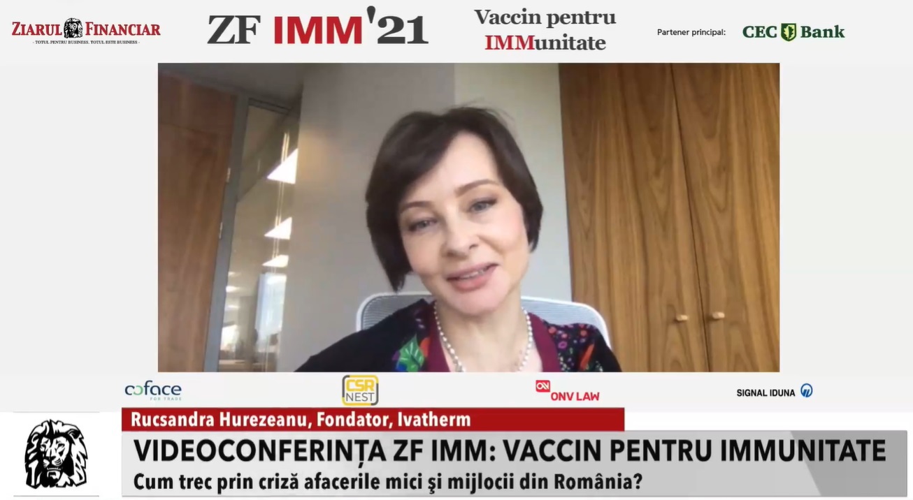 Rucsandra Hurezeanu, Fondator Ivatherm: În contextul pandemiei, clienții caută mai mult produse de farmacie, în timp ce segmentul de parfumuri și makeup a scăzut