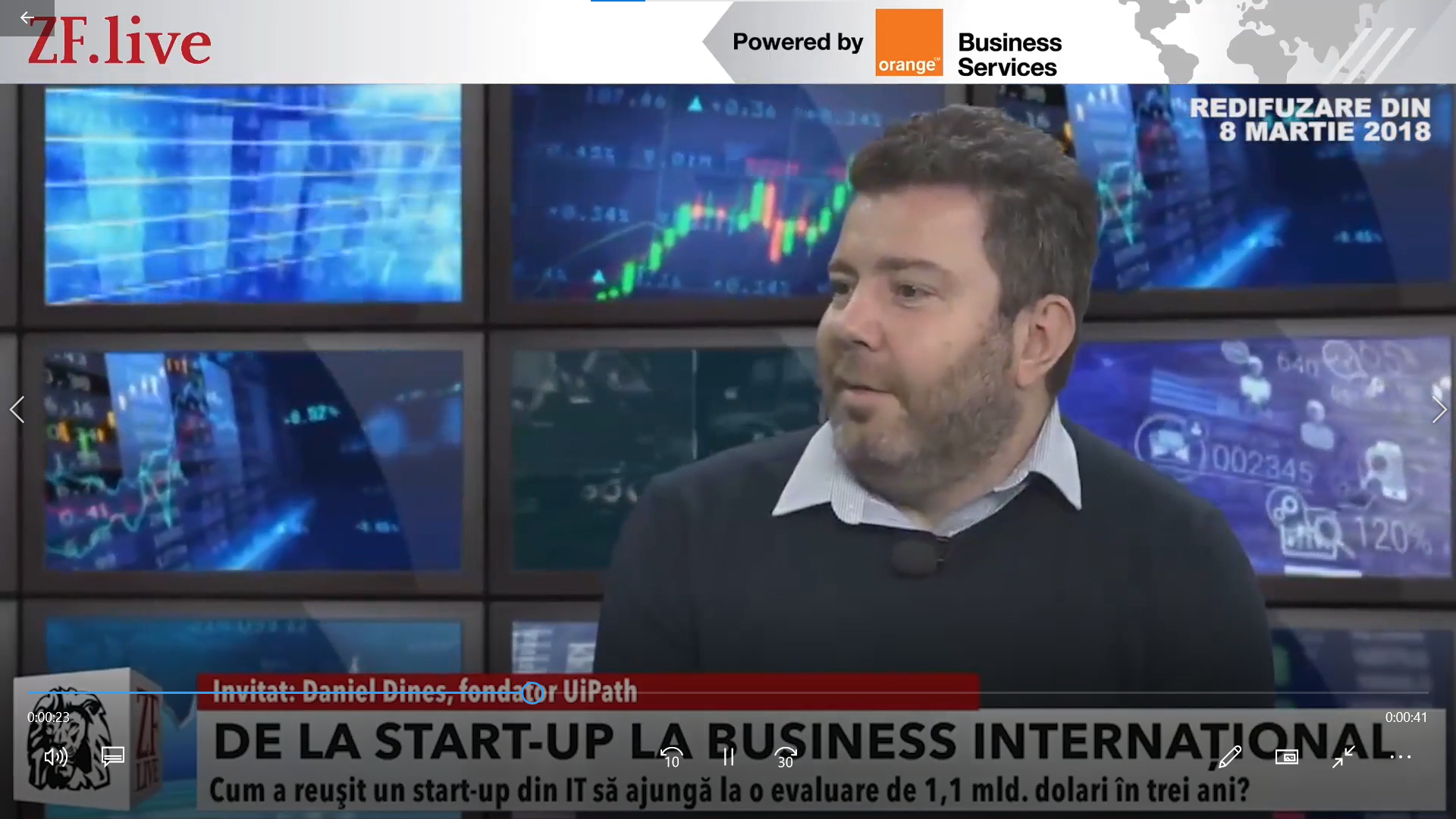 Care erau ambițiile lui Daniel Dines, șeful gigantului IT UiPath, în 2018: Vrem să fim un Google sau Facebook în România. VIDEO