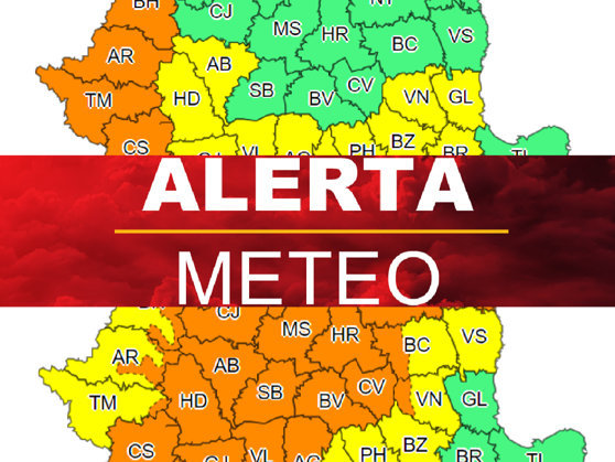 METEO Fenomene extreme în toată țara. Cod portocaliu de vijelii puternice și Cod portocaliu de caniculă