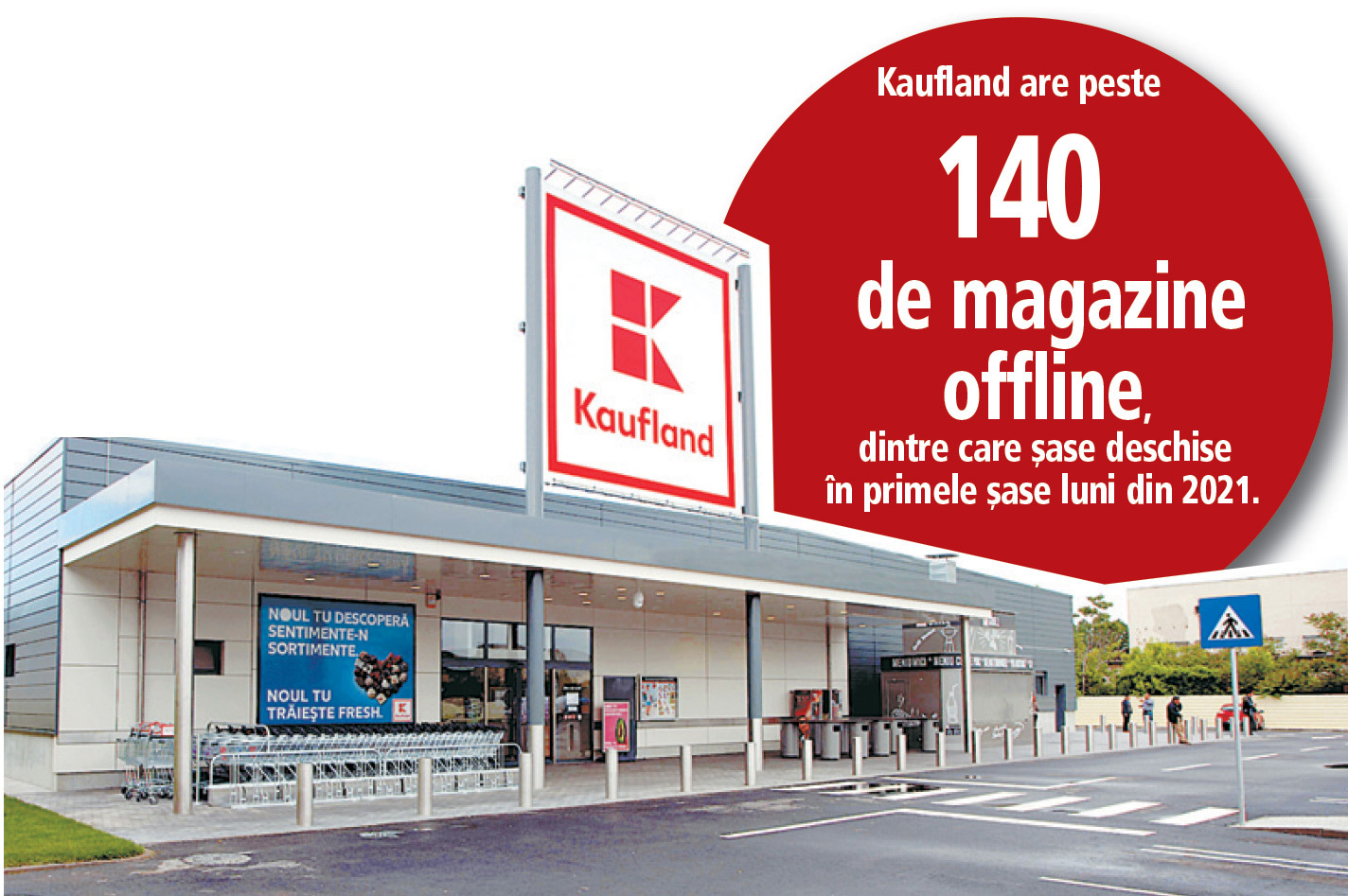 Kaufland: Vom asista la o creștere a vânzărilor în online chiar și pentru categoriile de vârstă mai puțin familiarizate cu tehnologia. Consumatorul s-a obișnuit cu acest canal în pandemie. Compania are pe plan local peste 140 de hipermarketuri offline cu prețuri mici și peste 15.000 de salariați