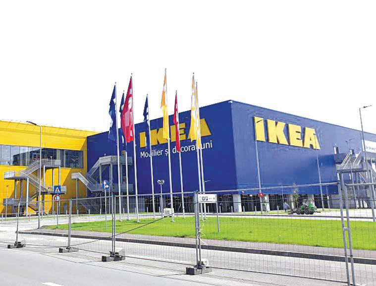 Ikea a făcut pasul spre afaceri de 1 mld. lei anul trecut în România cu două magazine de mobilă. Profitul s-a triplat. Ikea are pe piața locală două magazine, ambele în București, în zonele Băneasa și Theodor Pallady