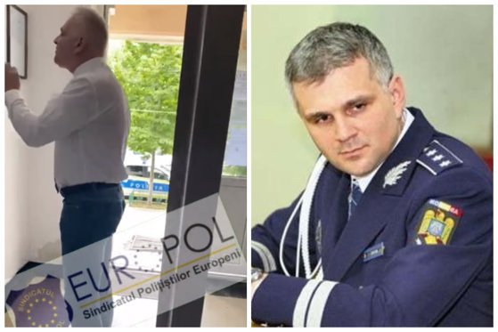 Scandal cu un comisar-șef care a fost amendat cu 6000 de lei chiar de către colegii săi din poliție: ”A recurs la amenințări și intimidări la adresa agenților”. VIDEO