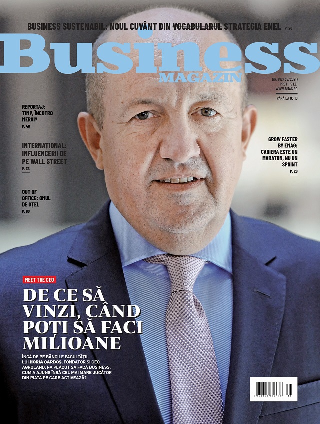 Ce puteți găsi în noul număr al revistei Business Magazin: sfaturi de la Horia Cardoș, Agroland, unul dintre cei mai puternici antreprenori din România, detalii despre jobul momentului și un semnal de alarmă major despre încă un impact al pandemiei