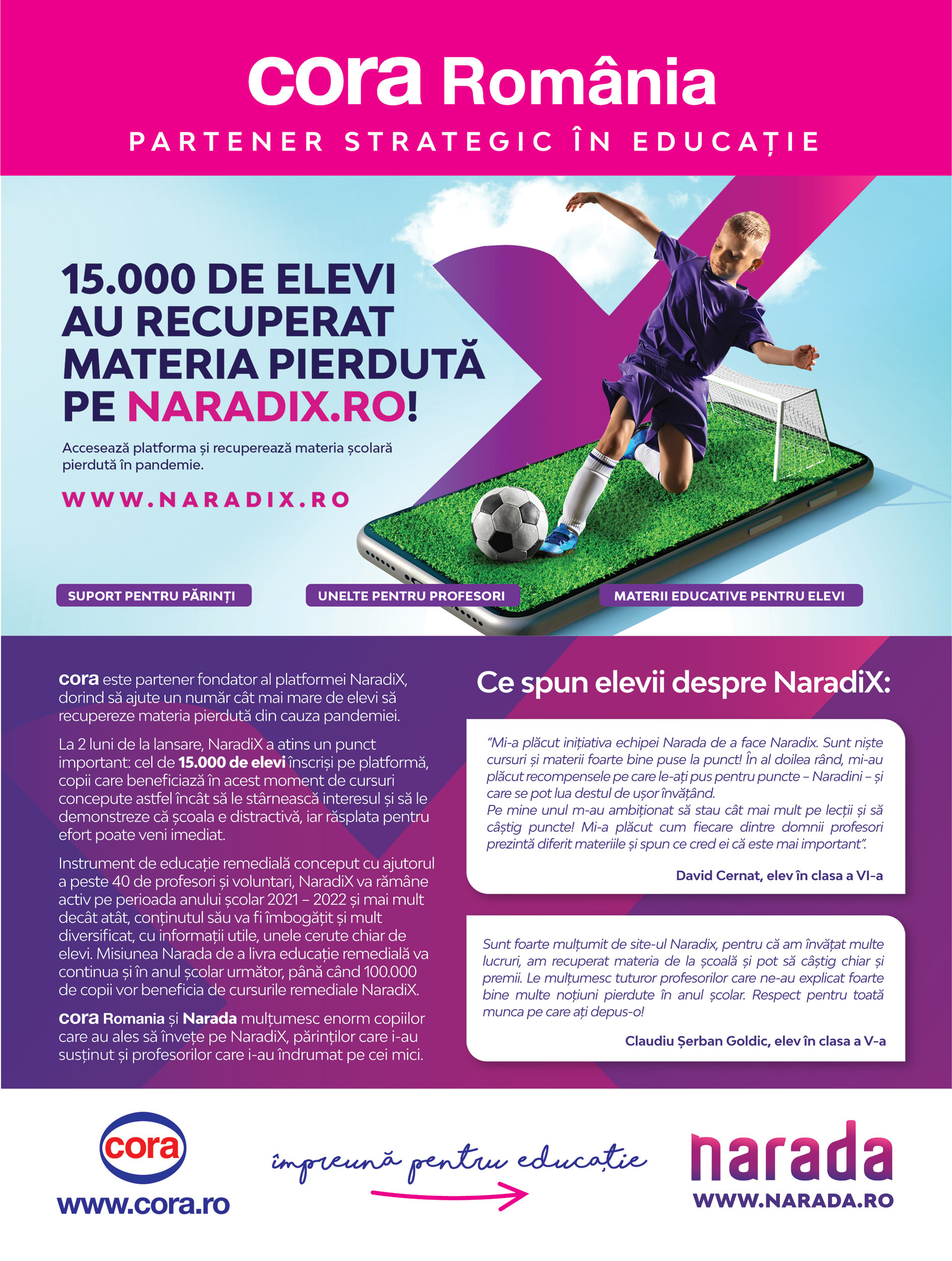 CSR 2021. Compania care a găsit o modalitate de a-i ajuta pe elevi să recupereze materia pierdută în perioada pandemiei