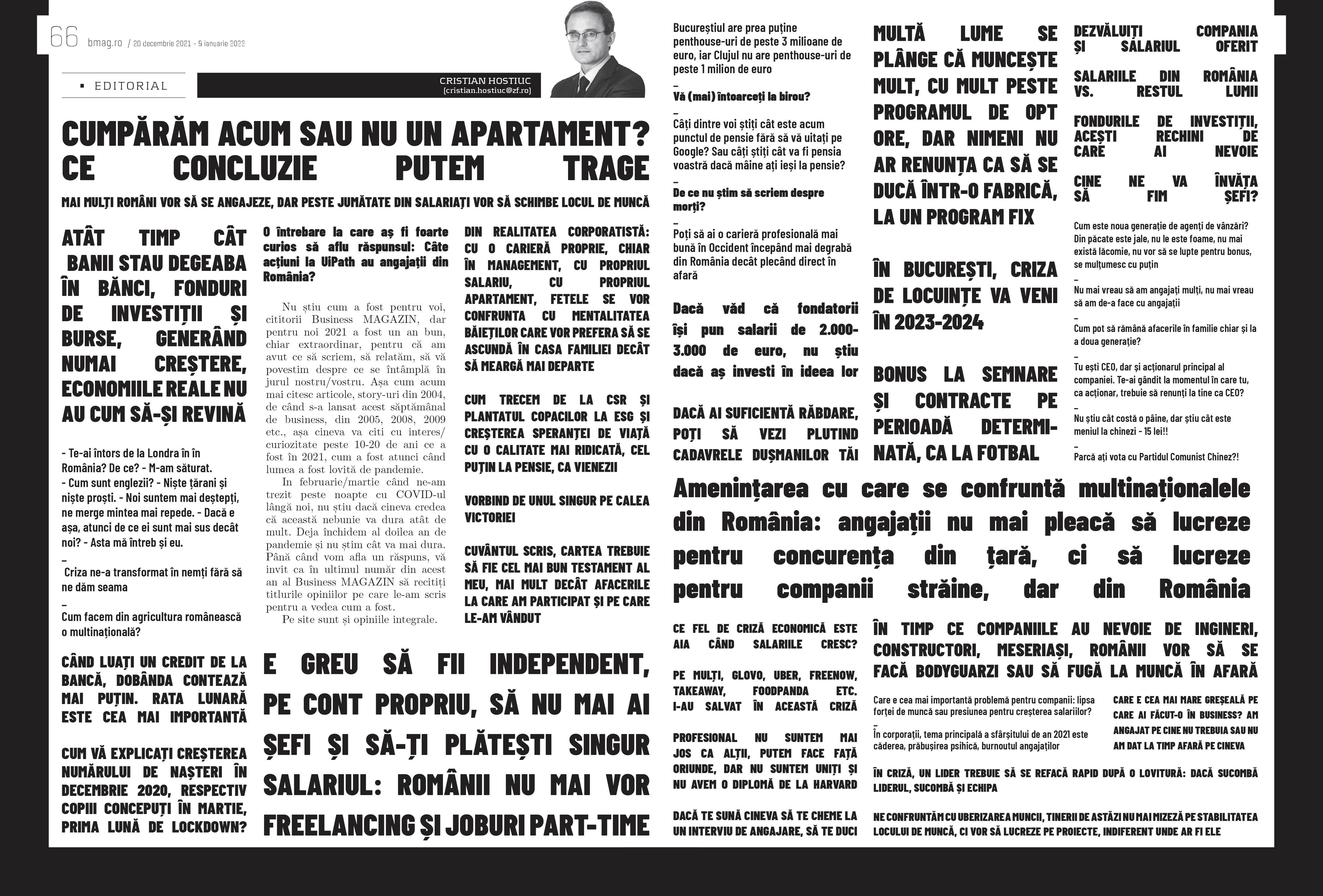 Editorialele anului 2020