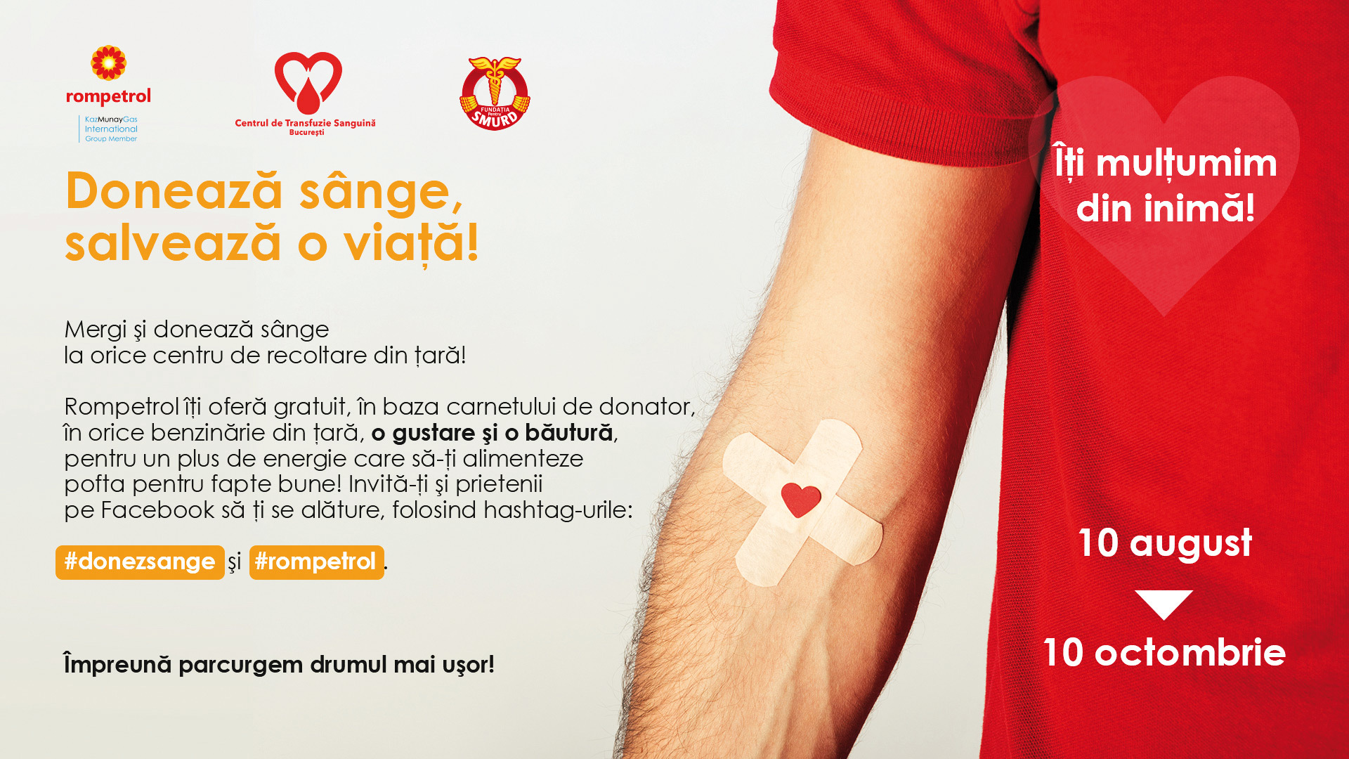 CSR 2021: Donează sânge, salvează o viața și Rompetrol te premiază