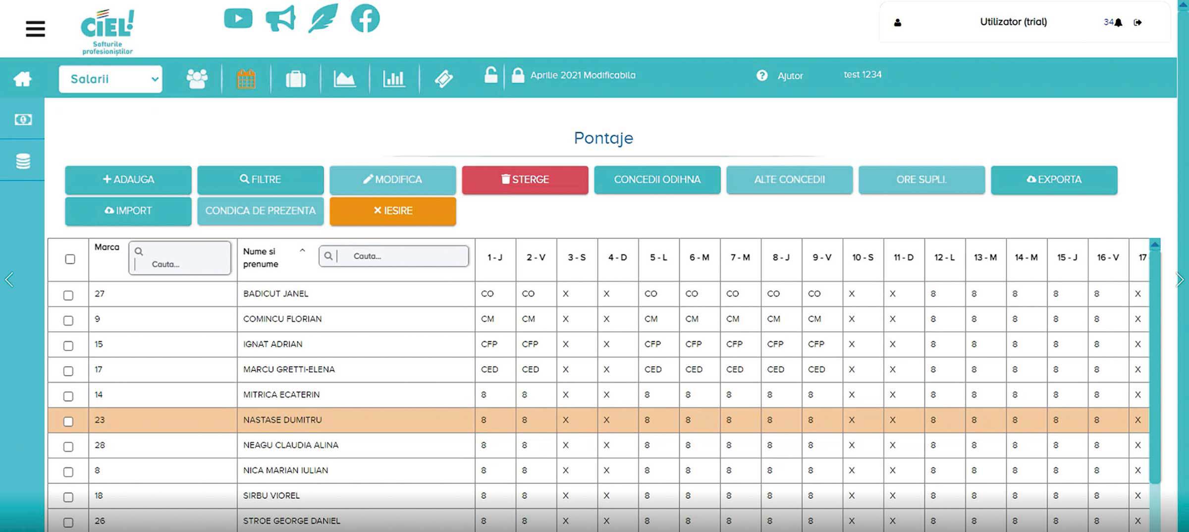CIEL România - Soft de salarizare fără cursuri de formare și timpi de implementare
