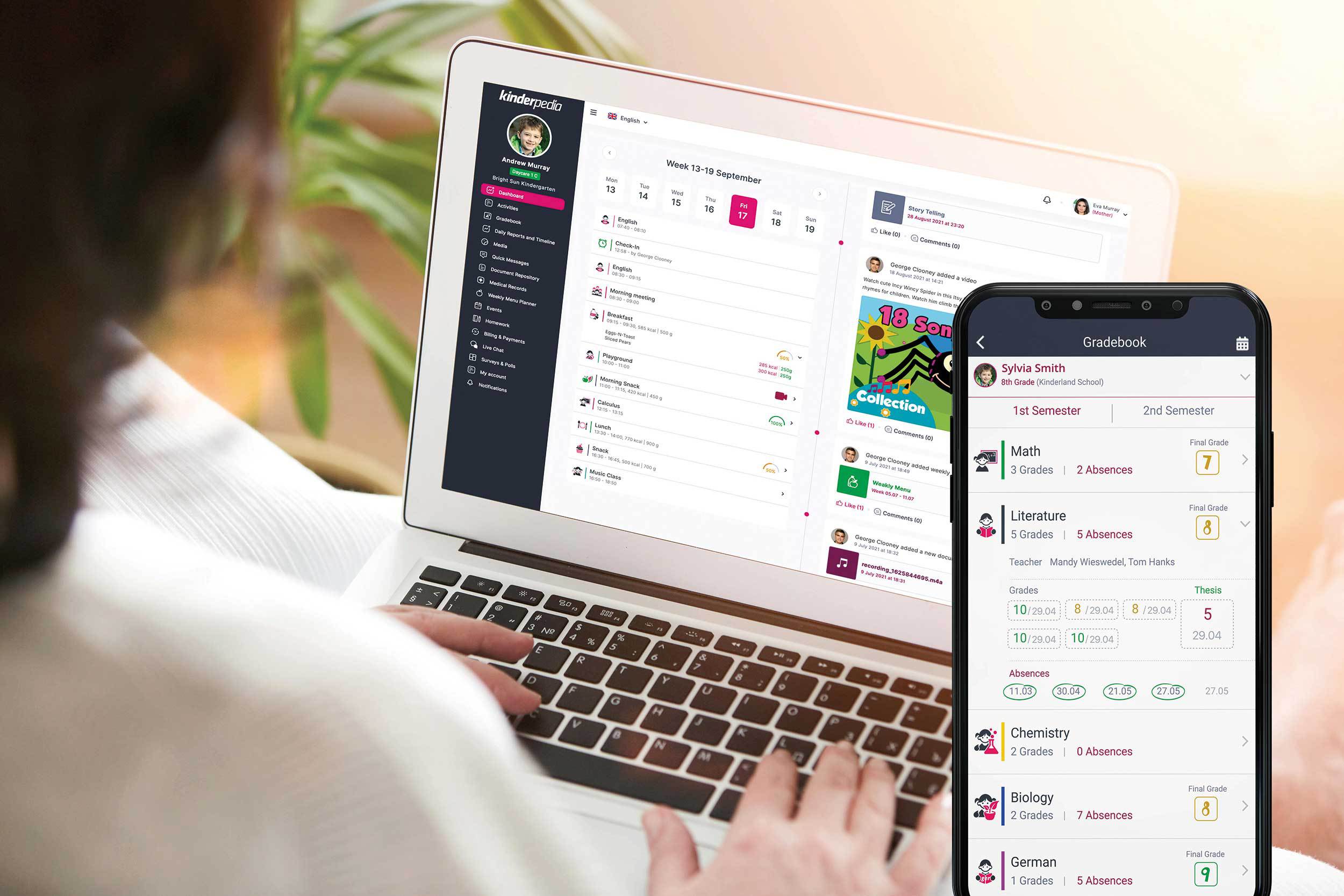 Kinderpedia - Monitorizarea progresului pe Kinderpedia