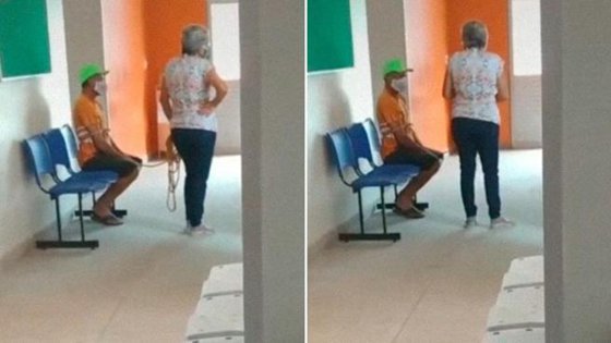 Cea mai tare știre din pandemie: o femeie și-a dus soțul să se vaccineze legându-l cu o frânghie