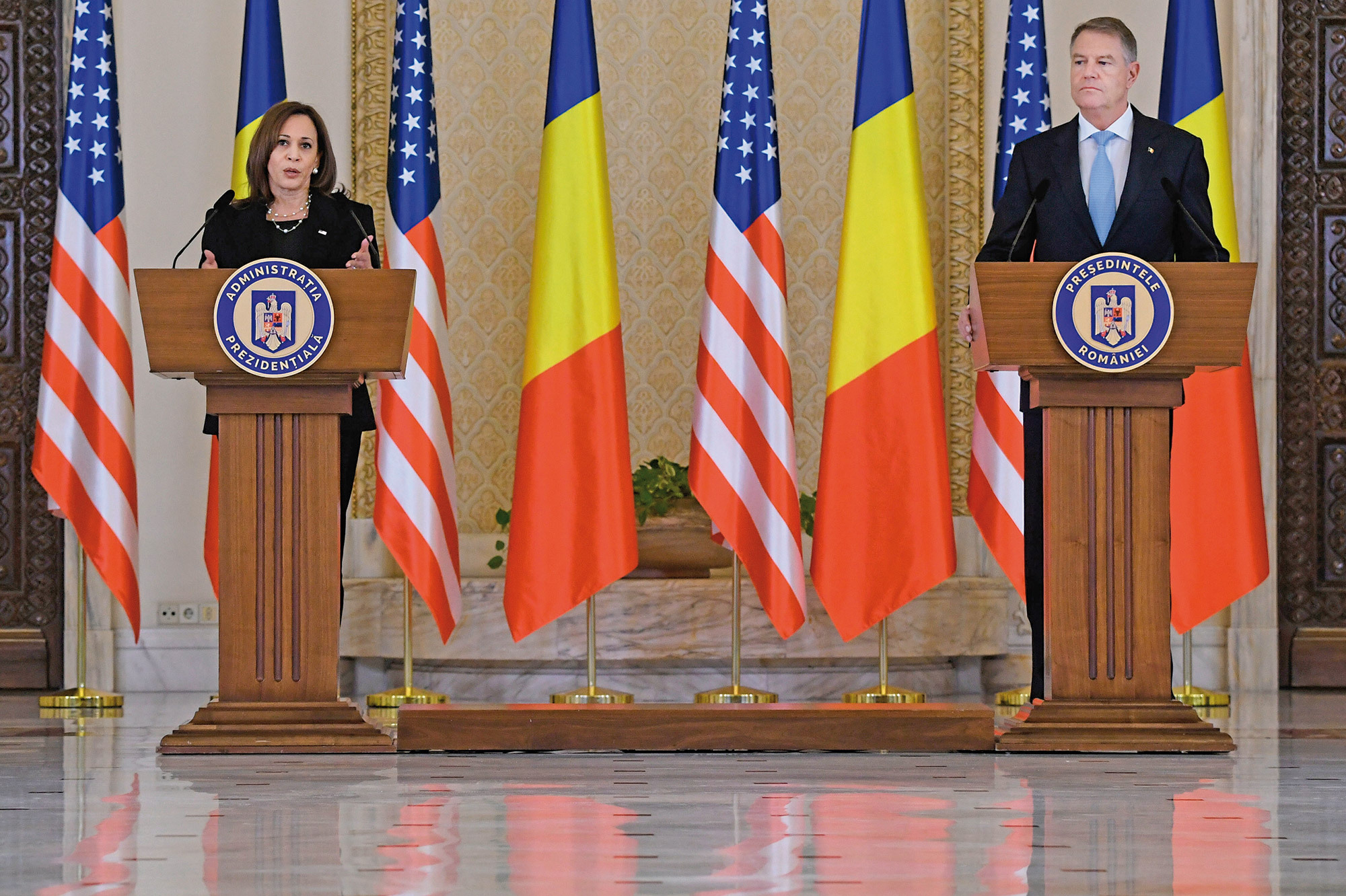 Vicepreședinta Kamala Harris, omul de stat numărul 2 din SUA, în vizită istorică la București: Să fie clar că un atac împotriva unei națiuni NATO este considerat un atac împotriva tuturor țărilor NATO