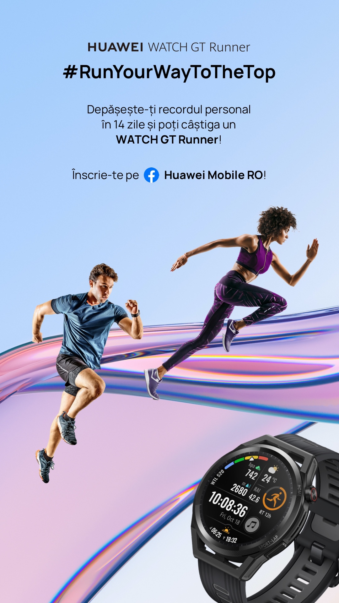 (P) Depășește-ți limitele cu HUAWEI WATCH GT Runner
