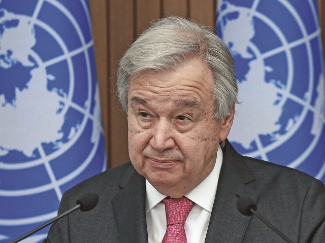 Secretarul general al ONU critică lăcomia firmelor de petrol și gaze naturale, cere supraimpozitare