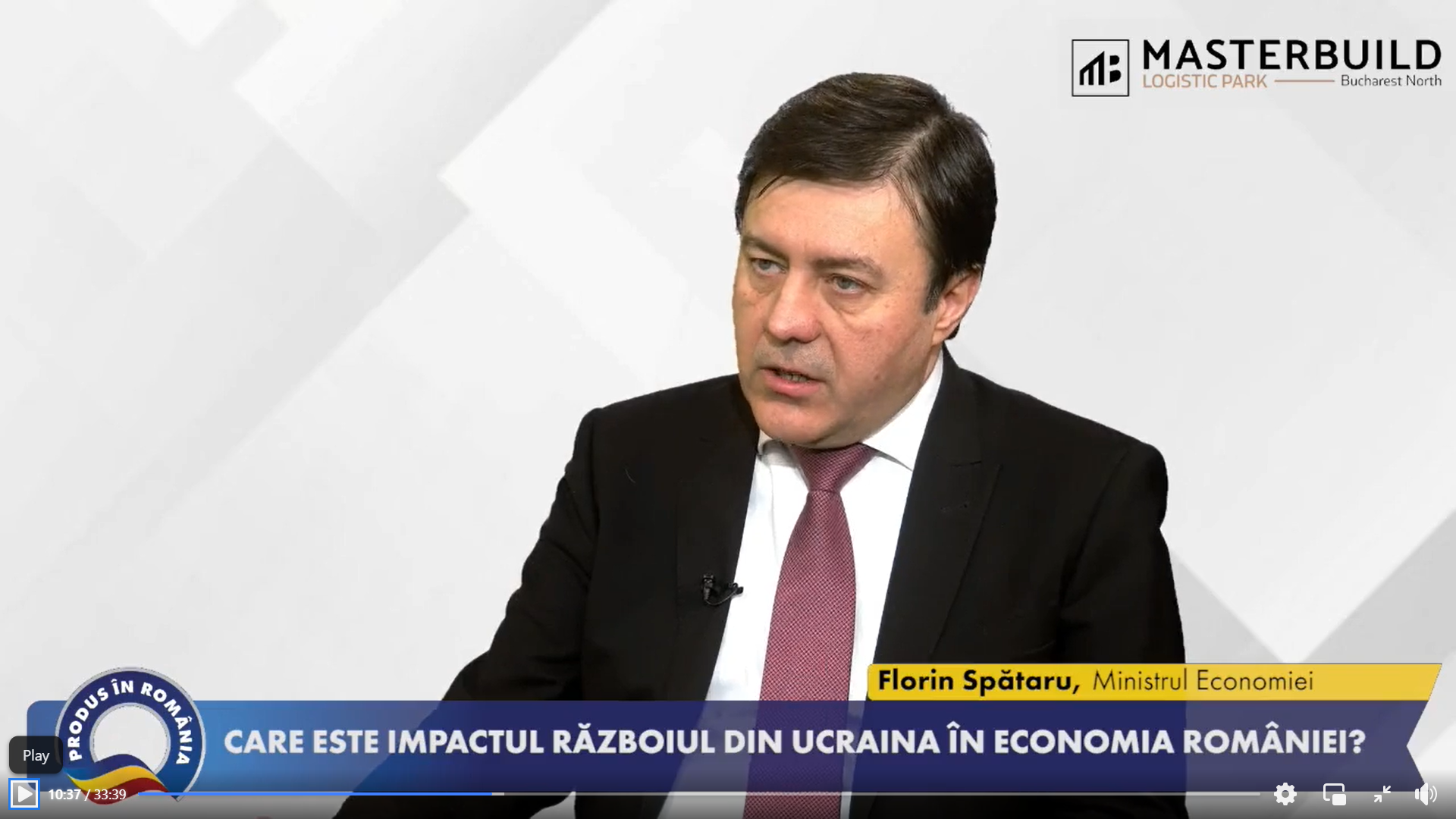 Florin Spătaru, ministrul Economiei: Marile companii nu au contracte pentru gaze din octombrie