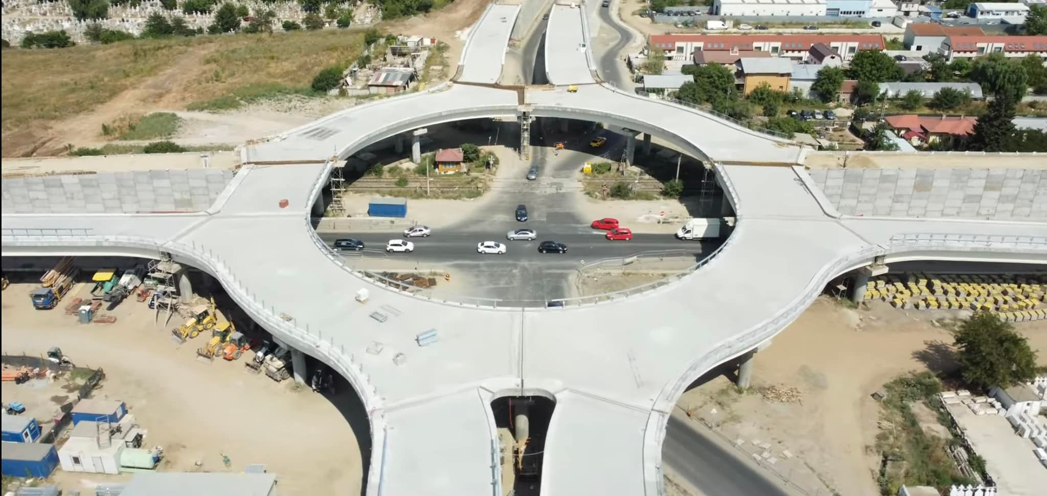 Mai vin și vești bune: pasajul suprateran de pe Centura București-Domnești urmează să fie deschis în noiembrie, după patru ani de la debutul lucrărilor de construcție