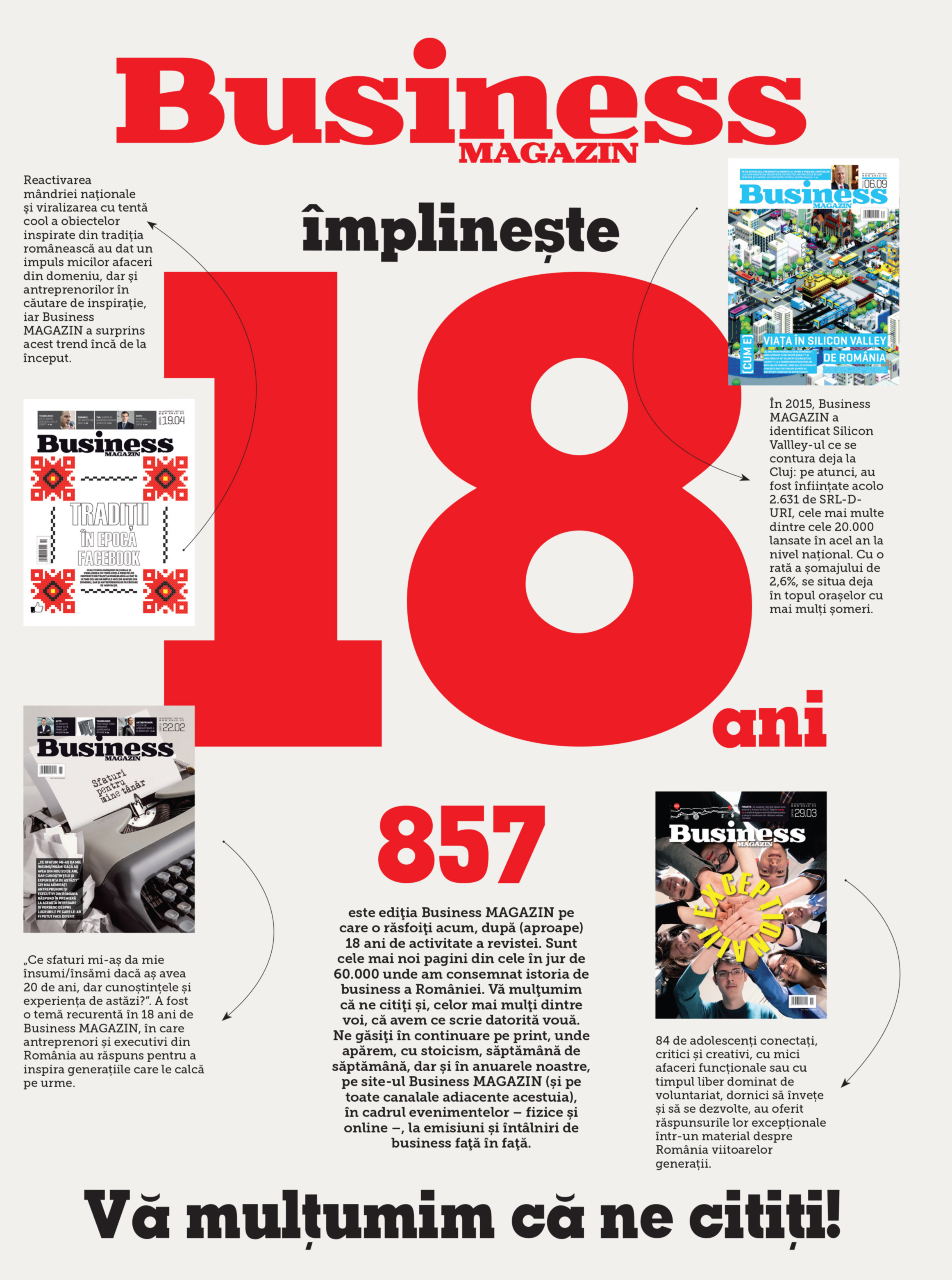 Business Magazin împlinește 18 ani!