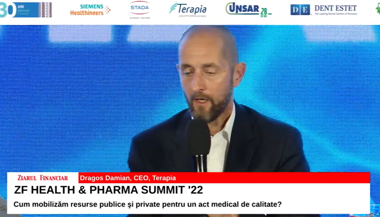Dragoș Damian, CEO al Terapia: Stă în mâna guvernului să facă politici publice bune, să dea facilități fiscale care să atragă noi investiții pe piața din România. Trebuie să dezvoltăm împreună resursa umană