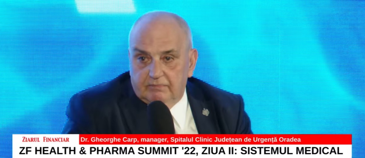 Gheorghe Carp, managerul spitalului de urgență din Oradea: Vrem să atragem o finanțare de 117 mil. euro pentru construcția unei unități cu o capacitate maximă de 300 de paturi
