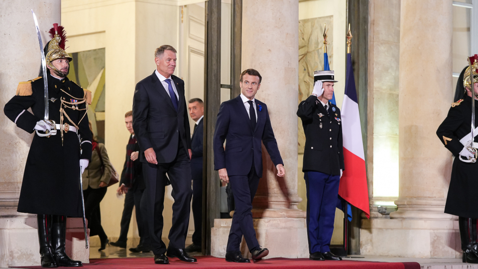 Iohannis, întâlnire cu Macron: Franța este un susținător al aderării României la Spațiul Schengen