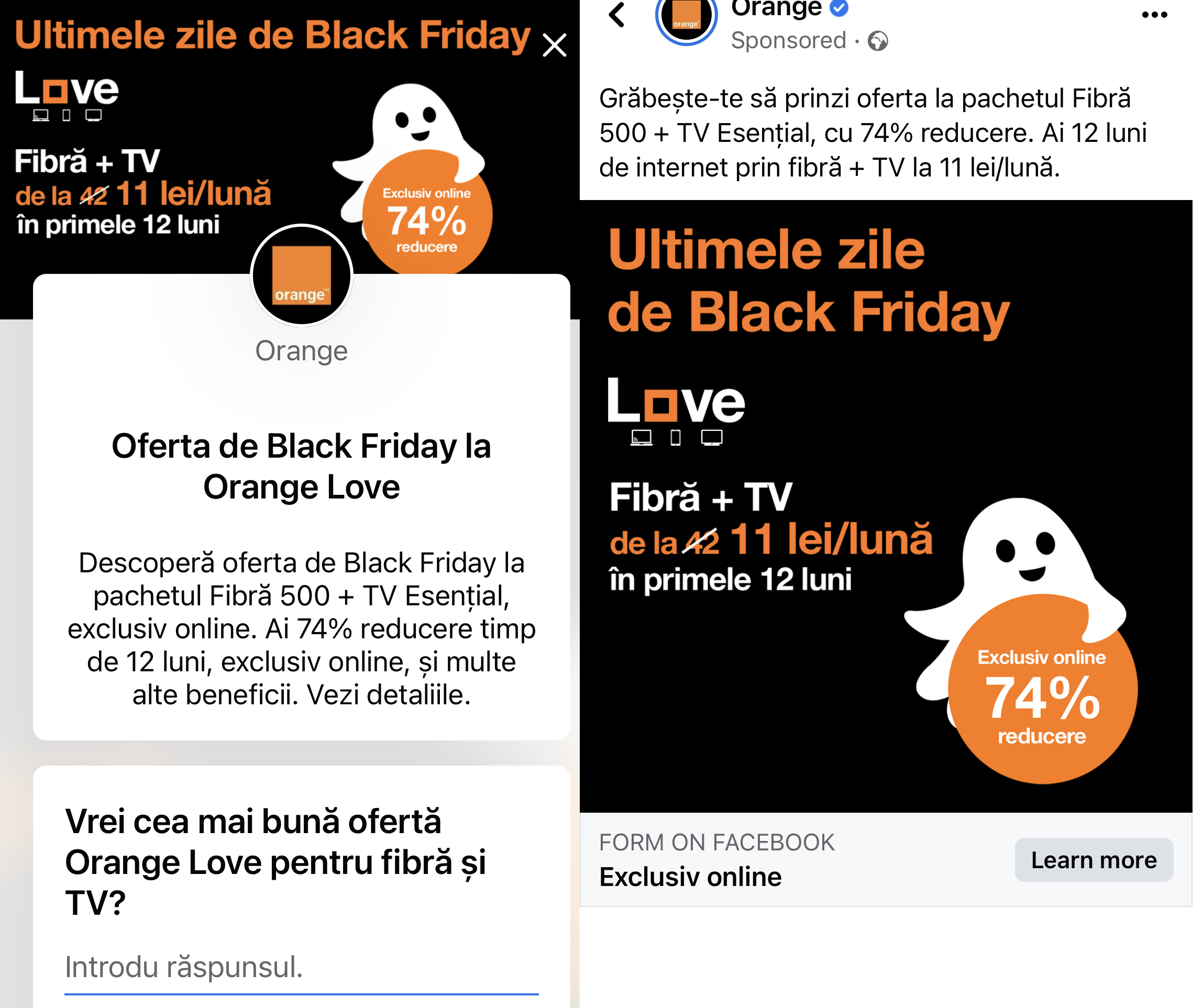 Orange atacă agresiv pe fix, cu o reducere a tarifului de 74%