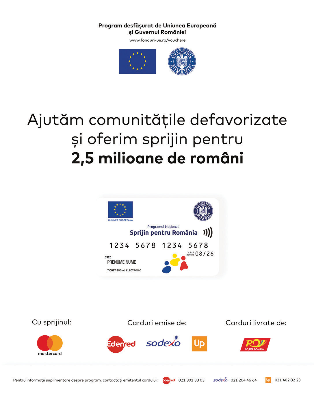 CSR 2022.  Sprijin pentru România - Mastercard România (în parteneriat cu Edenred, Sodexo și Up România)
