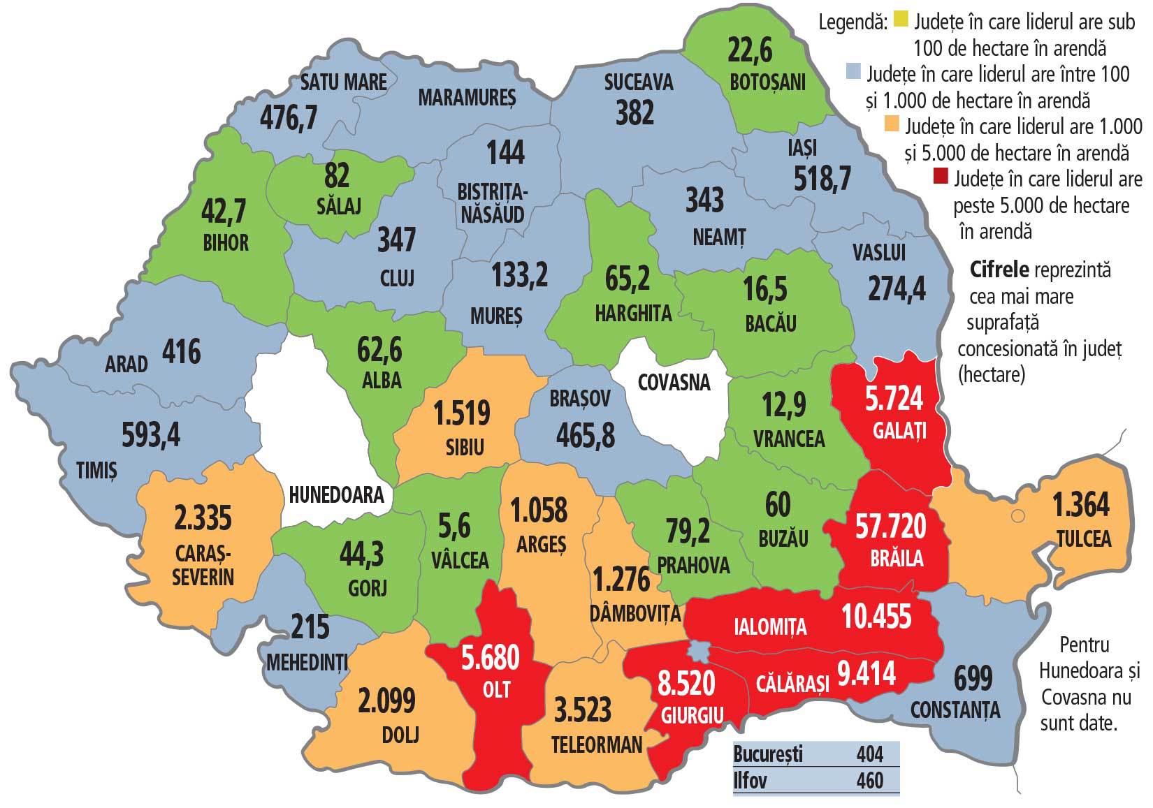 Cine se înfruptă din comoara agricolă a statului: Care sunt cei mai mari concesionari ai terenurilor aflate în patrimoniul Agenției Domeniilor Statului din România?