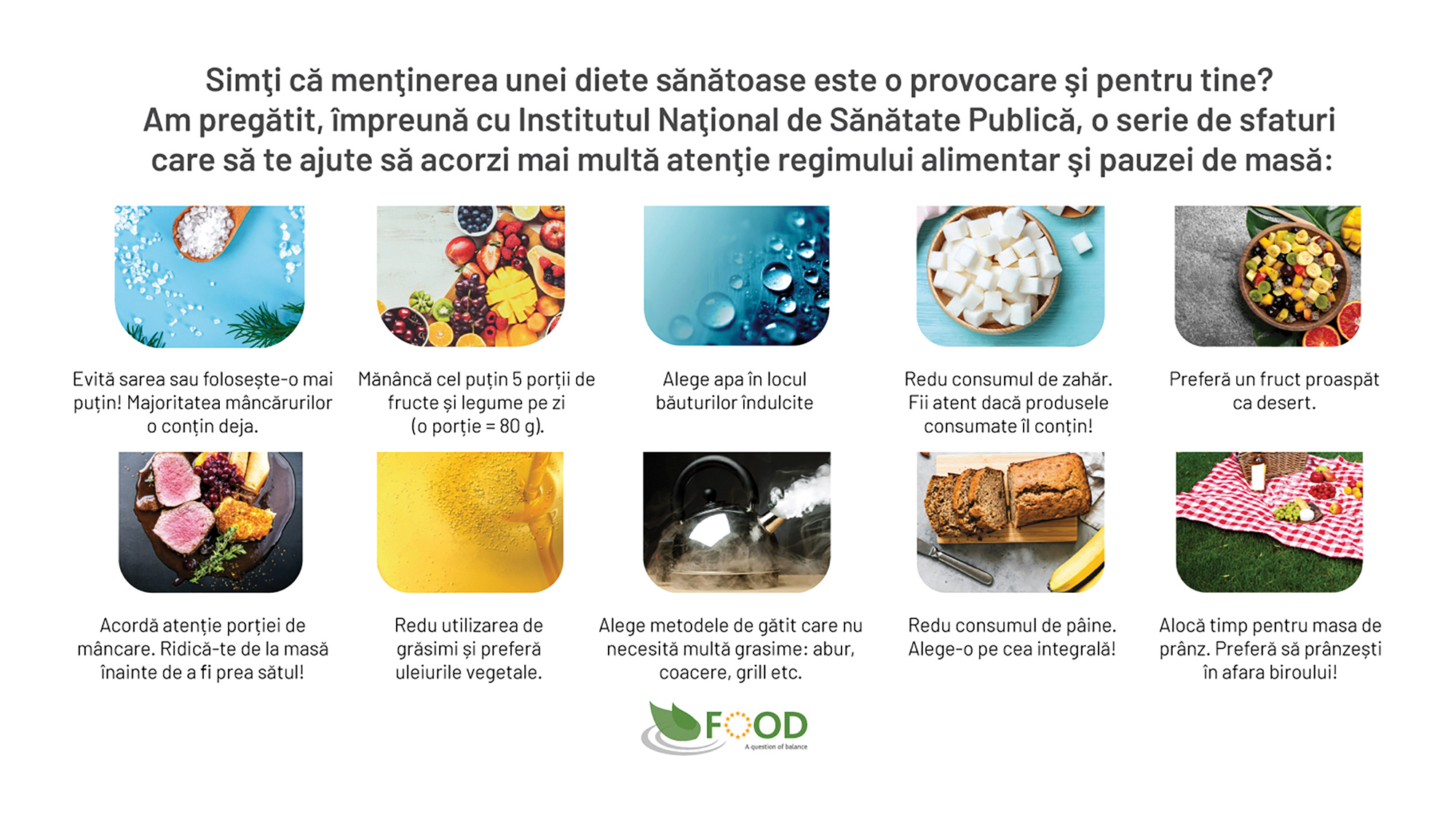 CSR 2022. Programul FOOD - (Fighting Obesity through Offer & Demand) Edenred Romania