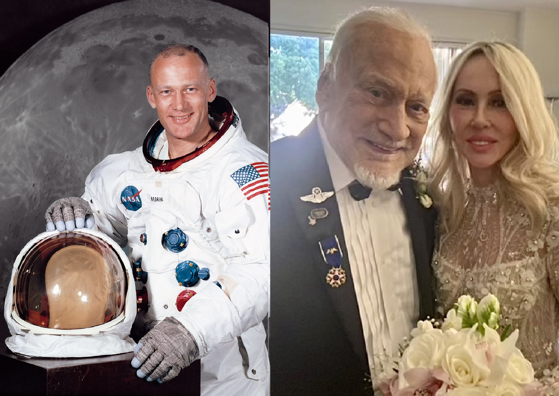 Buzz Aldrin, 93 de ani, al doilea astonaut care a pășit pe Lună, s-a căsătorit cu o româncă