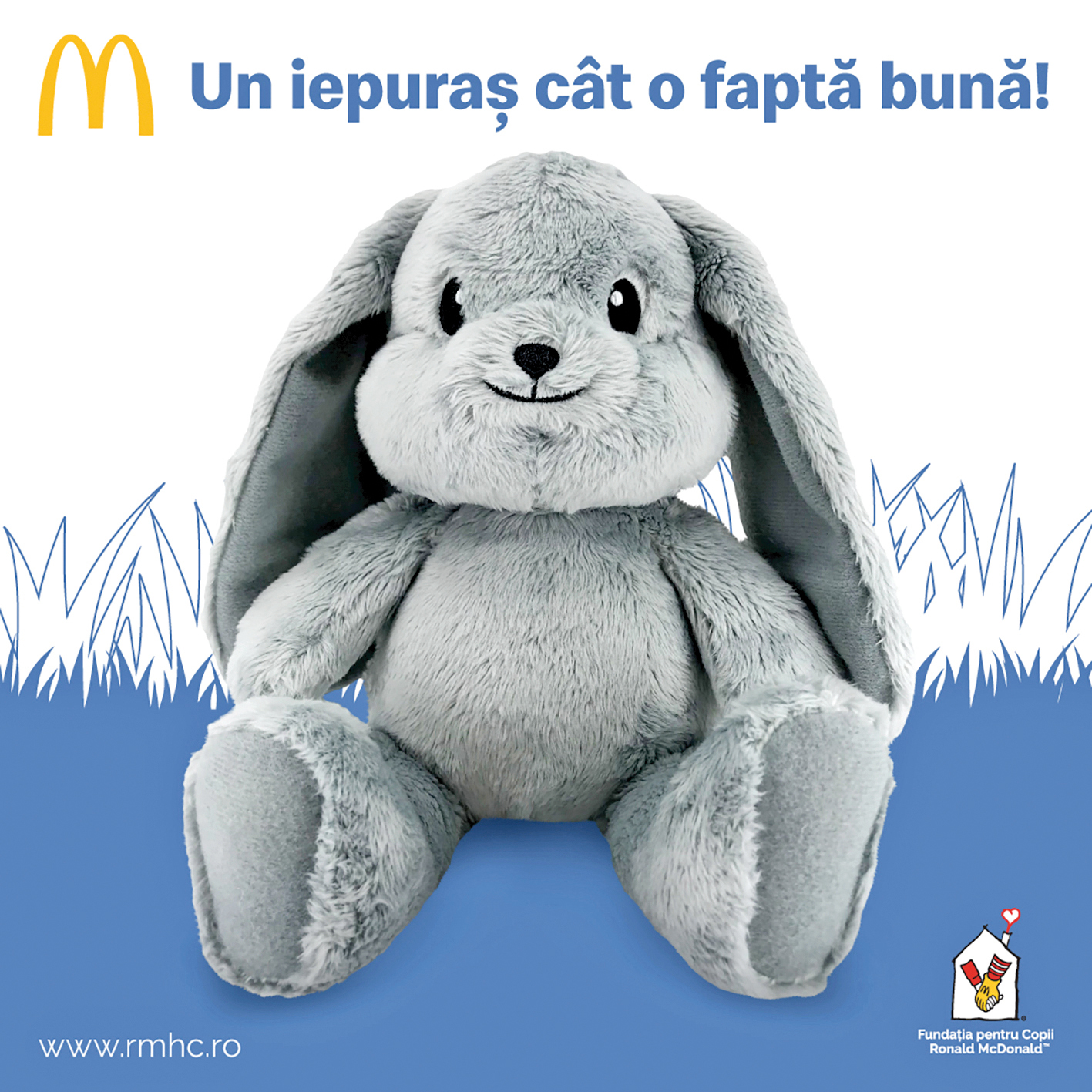 CSR 2022. Campania de strângere de fonduri „Benny, un iepuraș cât o faptă bună” - Premier Restaurants România operatorul lanțului de restaurante McDonald’s din România