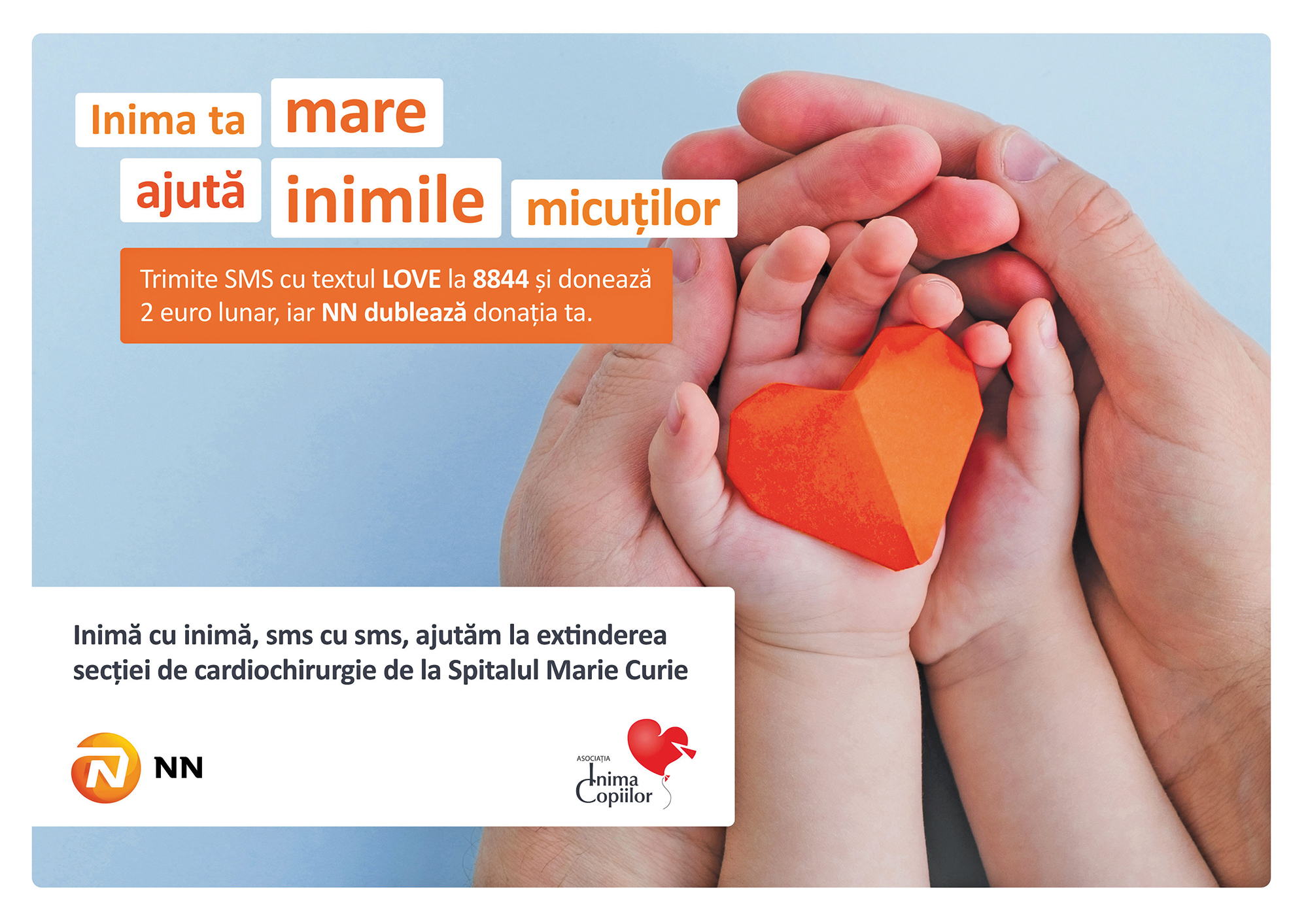 CSR 2022. Inima ta mare ajută inima micuților - NN Asigurări de Viață