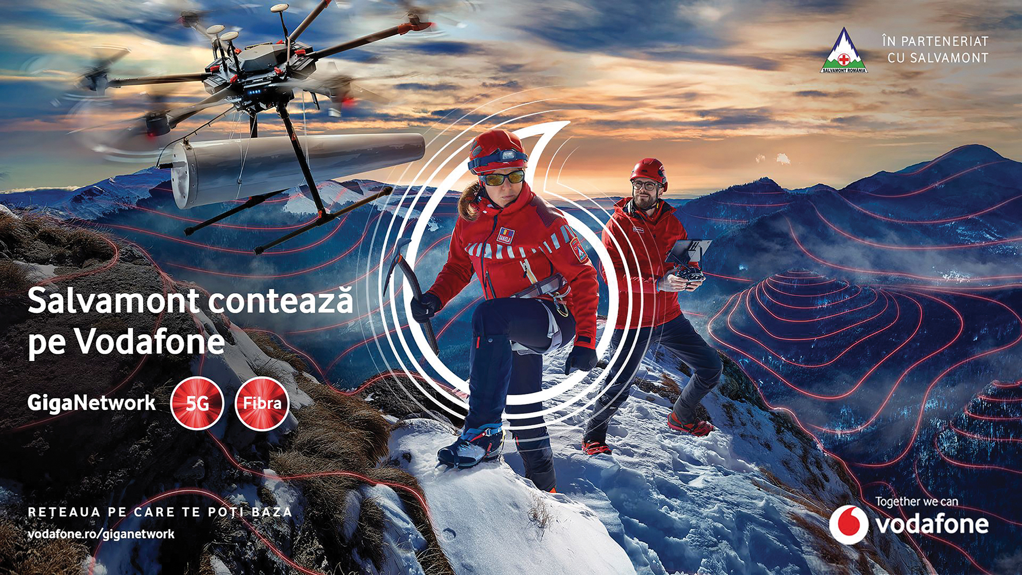 CSR 2022. Salvamont superheroes - Vodafone România