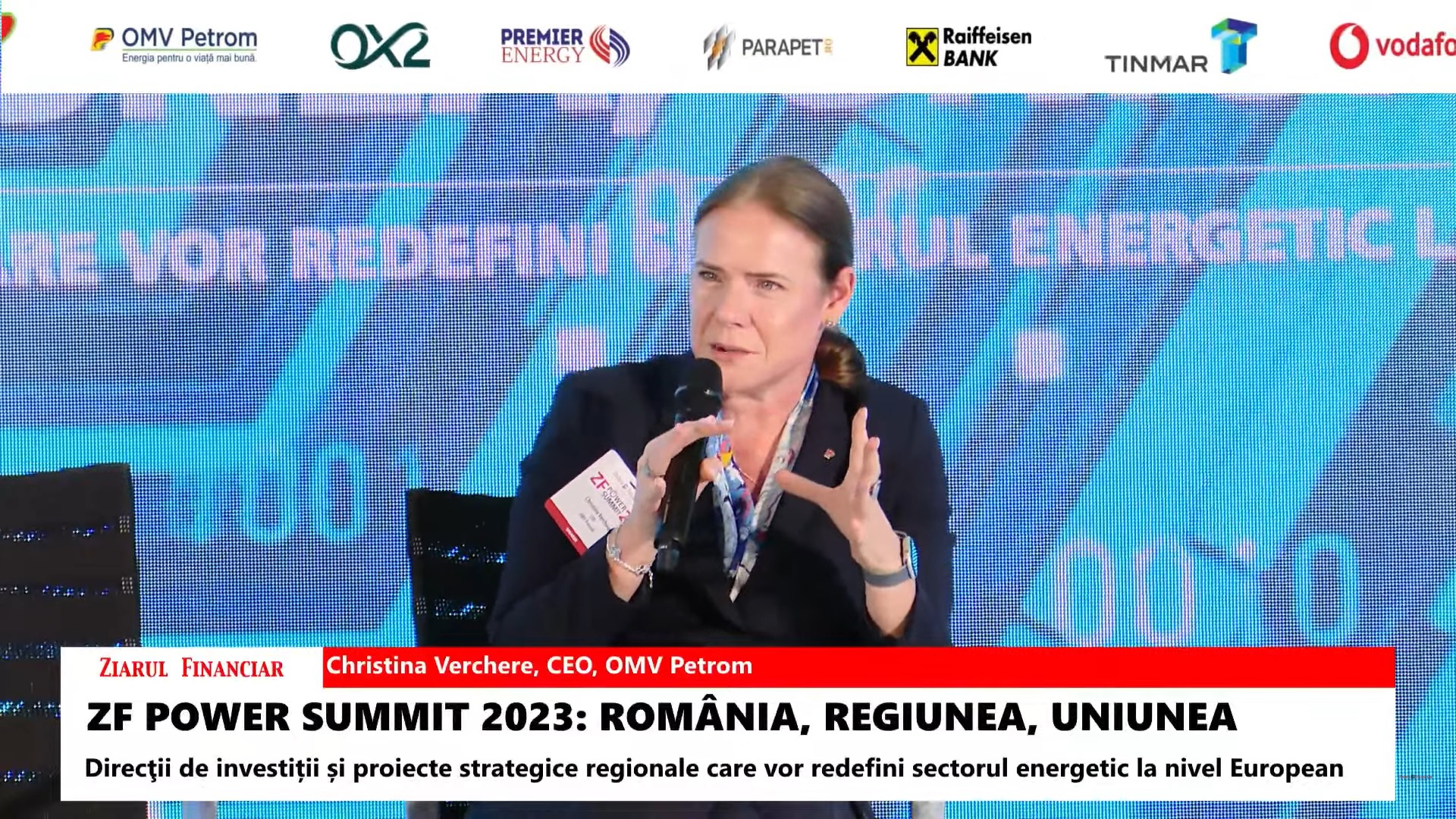 Christina Verchere, CEO OMV Petrom: Principala destinație a gazului din Marea Neagră este piața din România. Vom lua decizia finală de investiții până la jumătatea anului