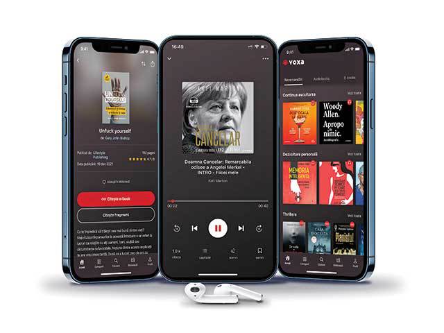 VOXA SOFTWARE | Aplicație de streaming Audiobooks & E-books în limba română și engleză