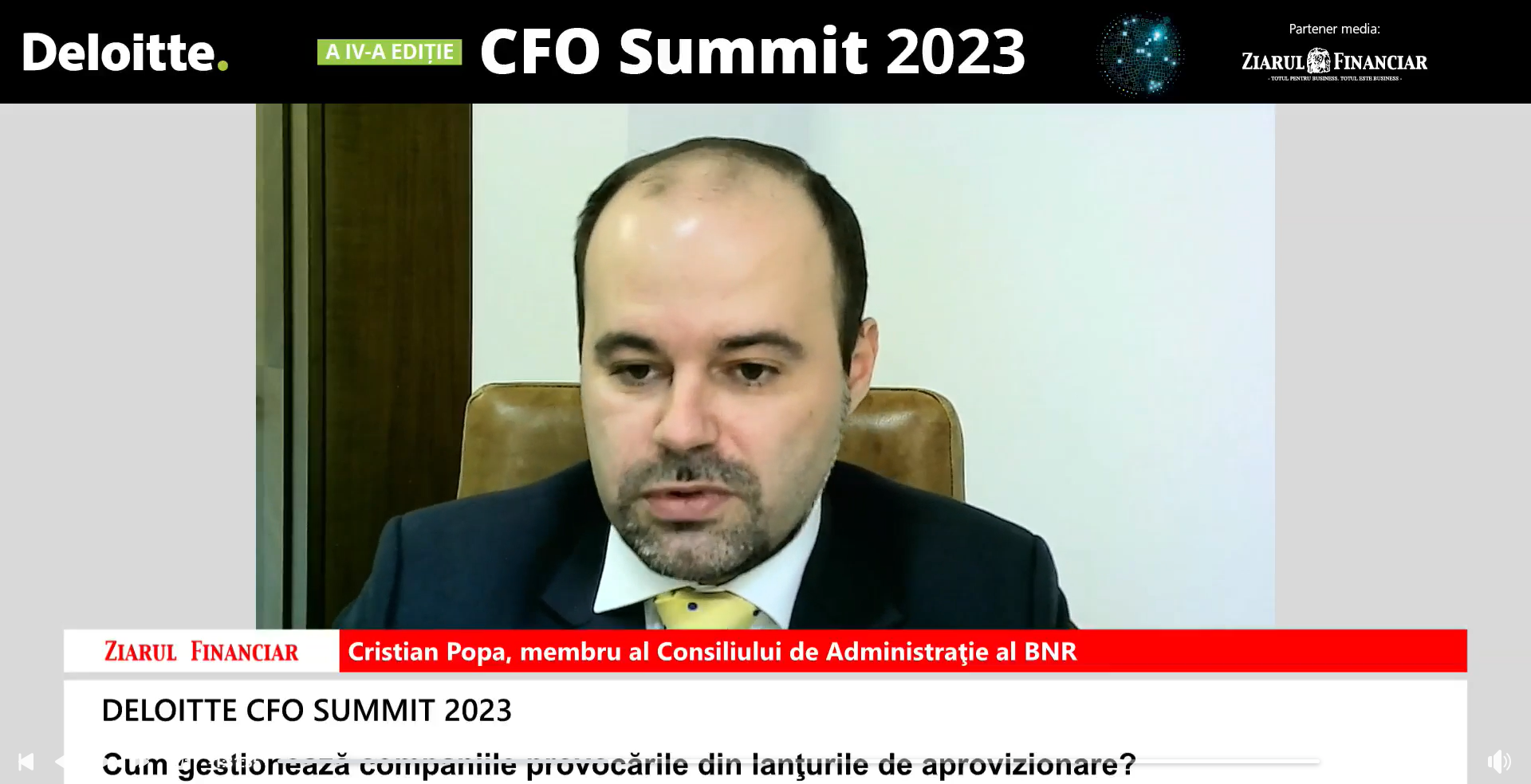 Cristian Popa, BNR: Inflația cum a venit, așa și pleacă. Foarte important, asta nu înseamnă că prețurile vor scădea. Prețurile vor mai crește, dar cu rate de creștere mai mici