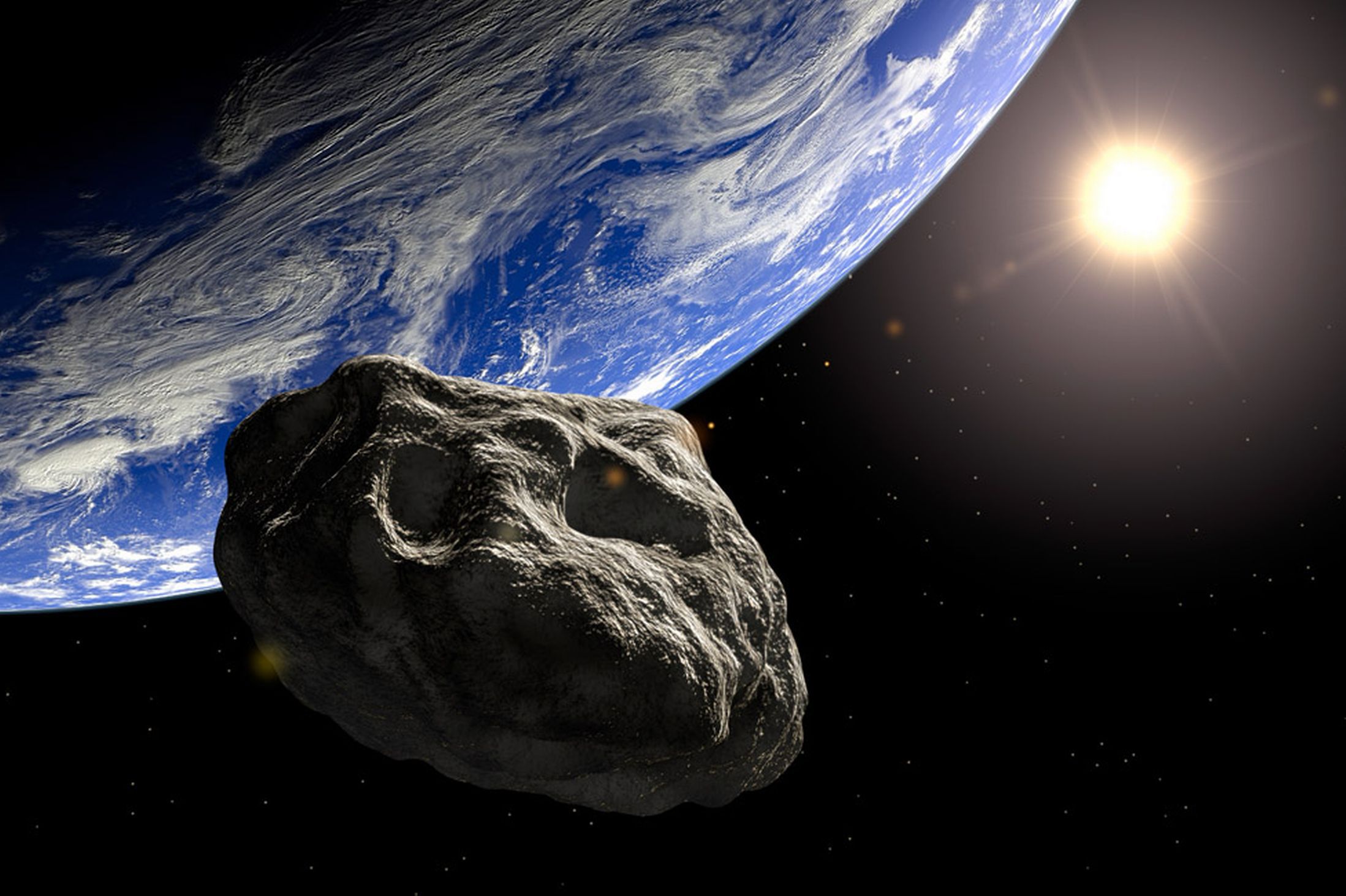 Un asteroid de mari dimensiuni se va deplasa între Pământ și Lună