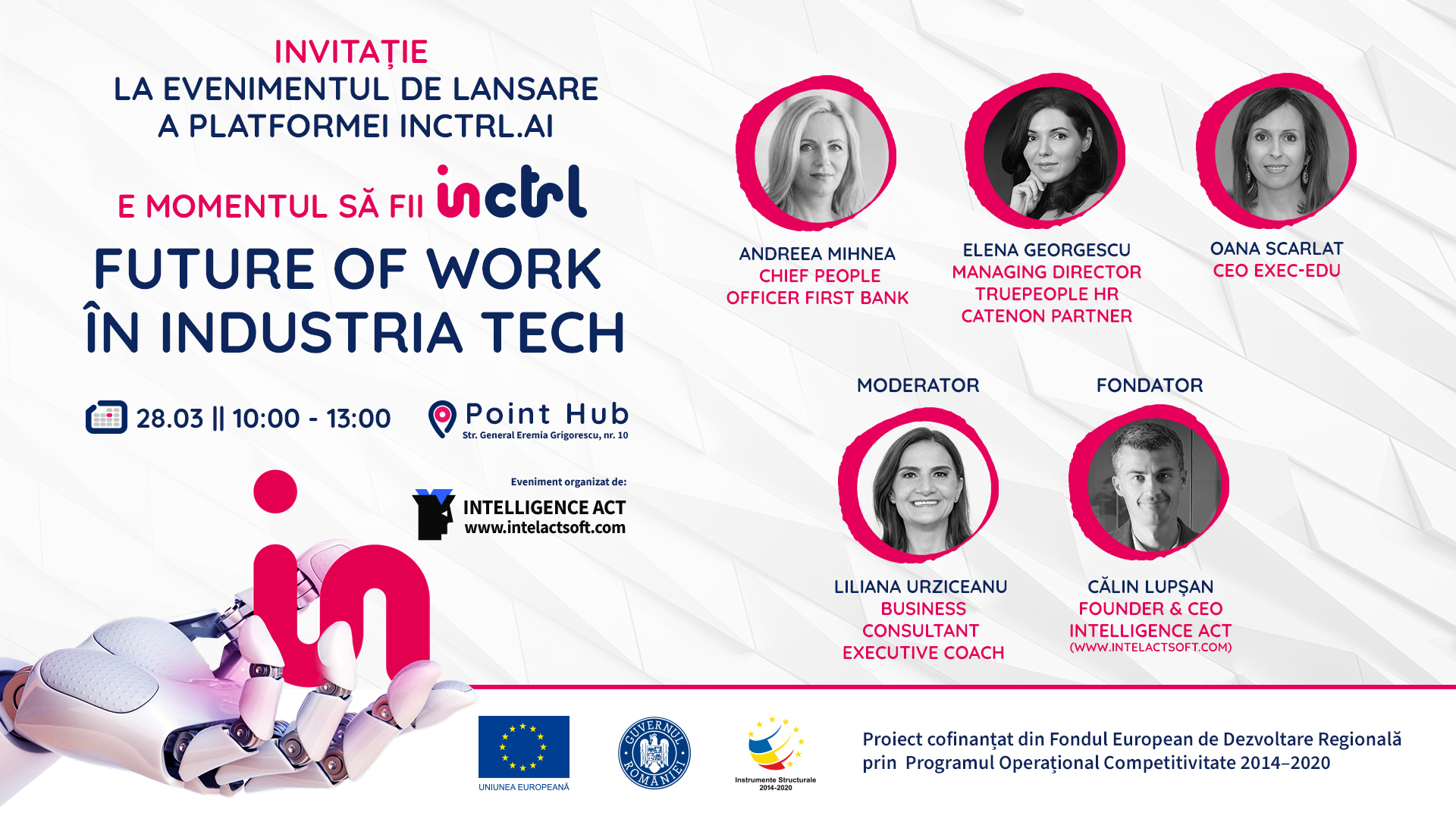 (P) Future of work în industria tech – evenimentul de lansare a platformei Inctrl