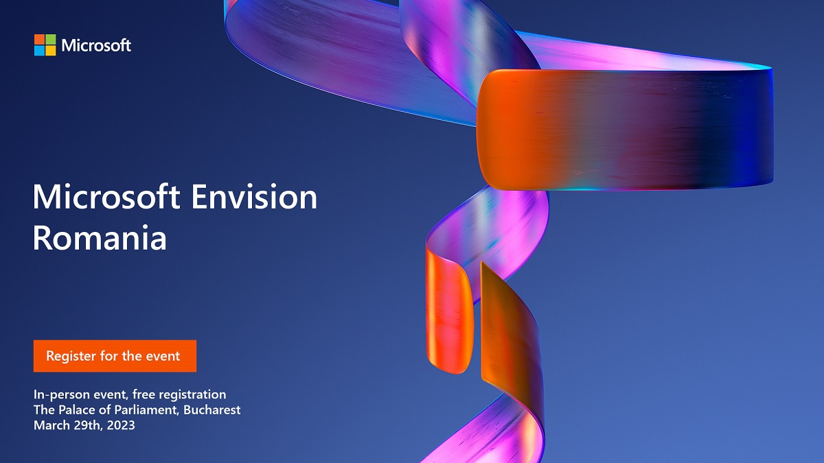 Ce teme vor fi abordate la evenimentul Microsoft Envision Romania din 29 martie: Importanța accelerării transformării digitale și întărirea securității cibernetice în rândul companiilor și mai ales în cadrul instituțiilor publice