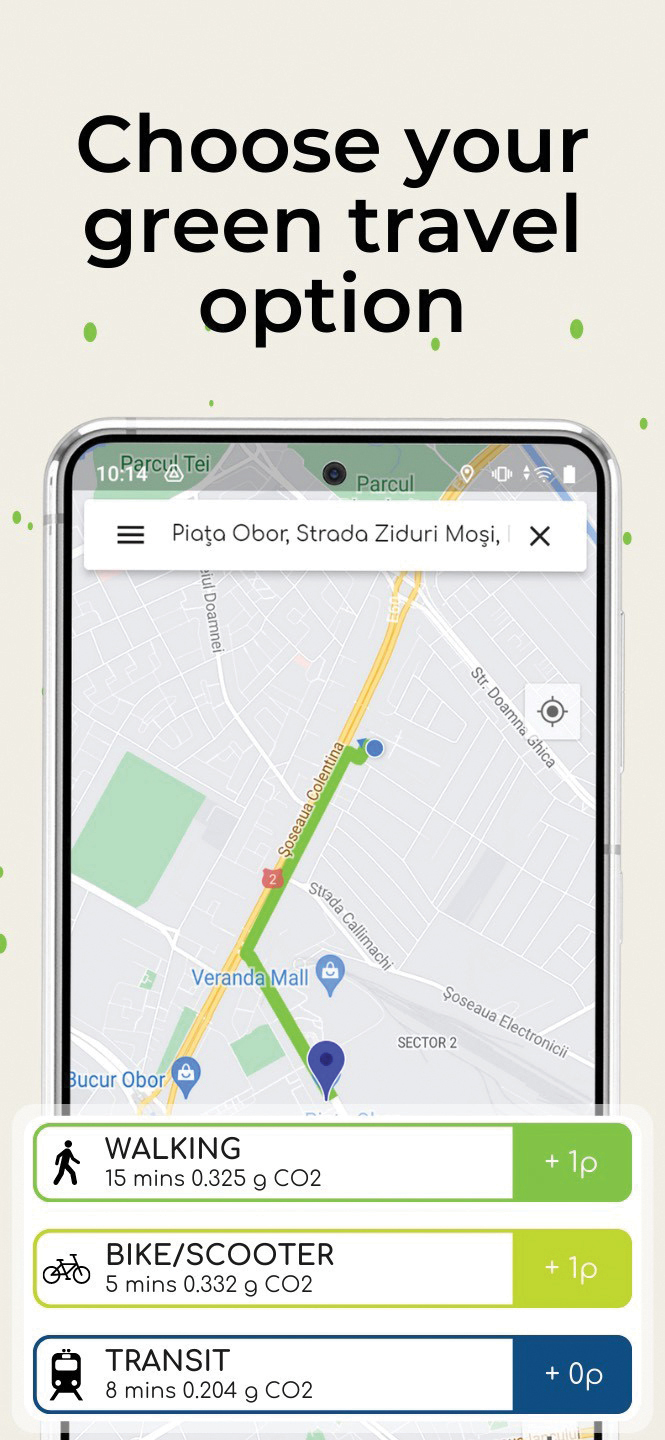 Pagina verde. Patru antreprenori români au dezvoltat o aplicație de mobilitate urbană în București care propune mijloace de transport sustenabile
