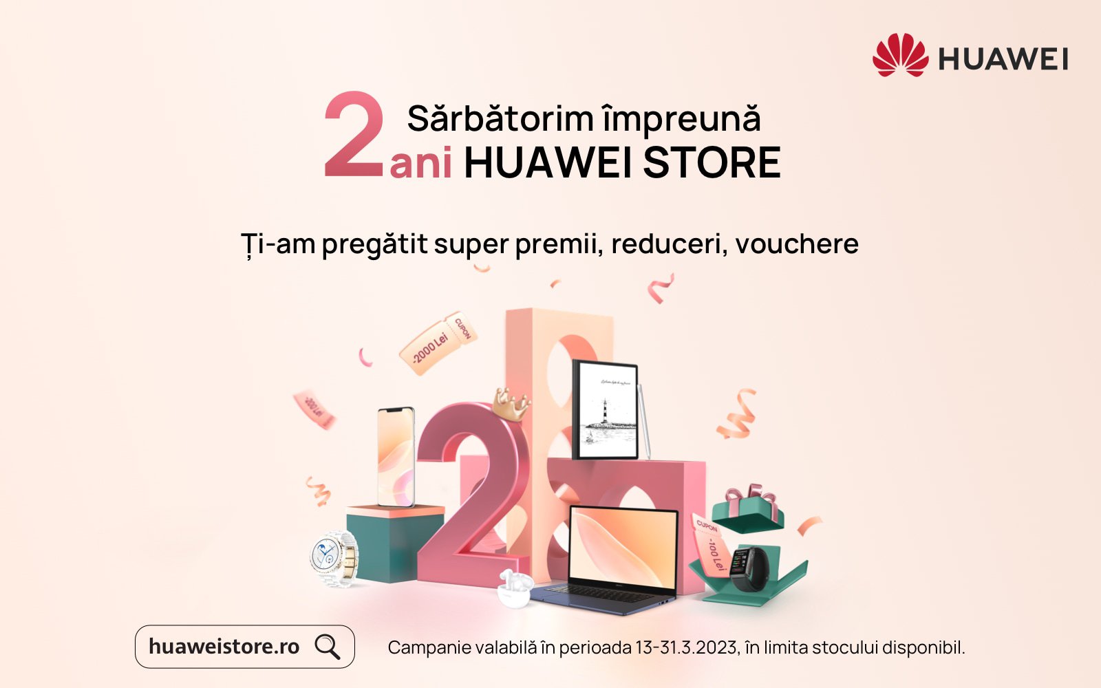 (P) HUAWEI Store împlinește doi ani de reduceri și inovație în tehnologie