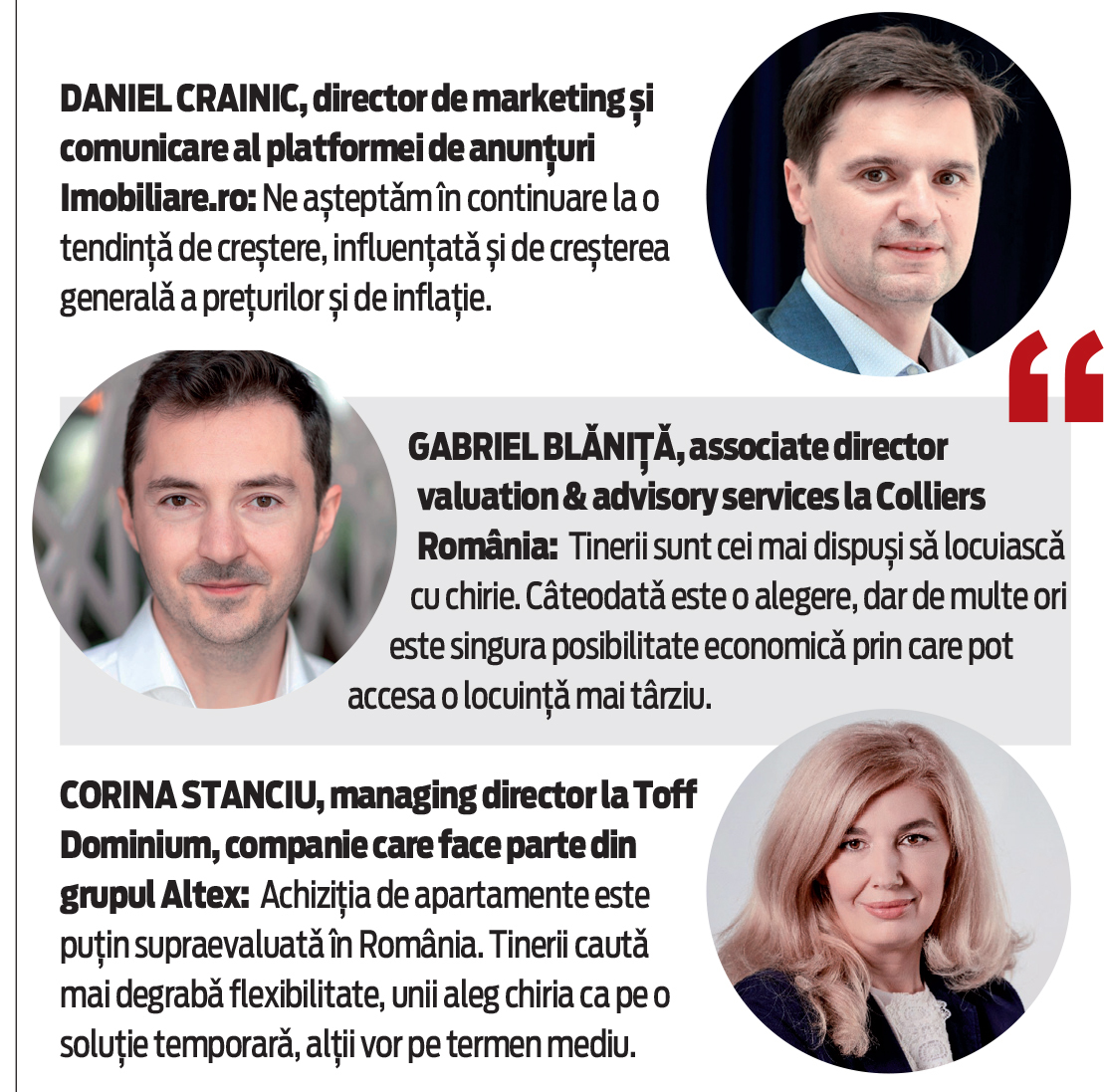 Chiriile, ultima soluție pentru cei care nu-și mai pot cumpăra o locuință, nu stau nici ele pe loc. „Ne așteptăm în continuare la o tendință de creștere“