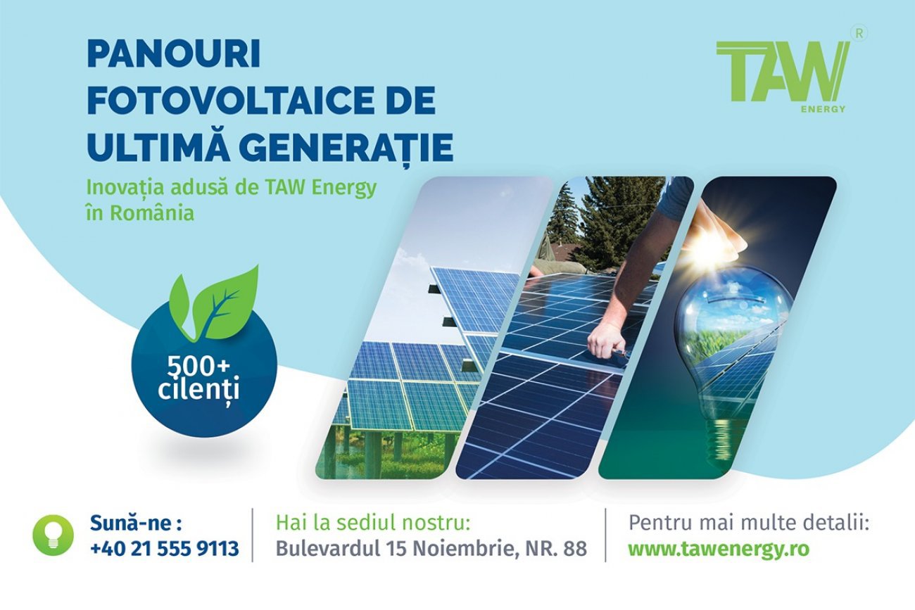 (P) Titlu: Panouri fotovoltaice de ultimă generație: Inovația adusă de TAW Energy în România
