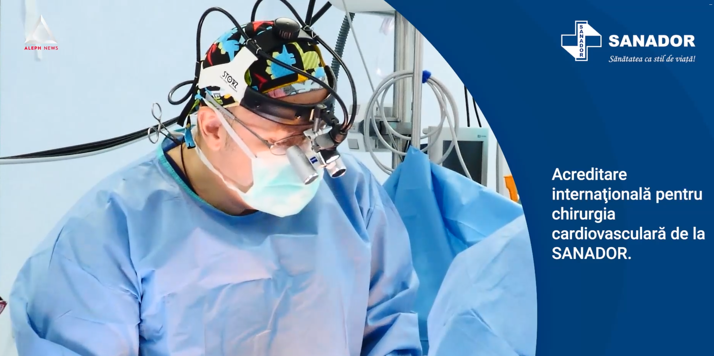 (P) Acreditare internațională pentru chirurgia cardiovasculară de la SANADOR