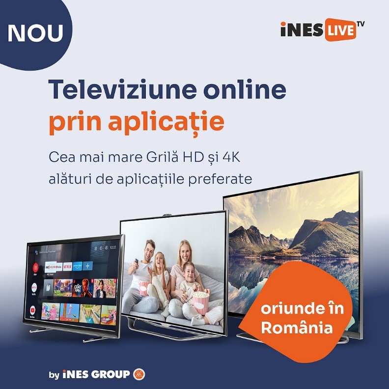 iNES GROUP lansează iNES Live, noua platformă de televiziune prin aplicație