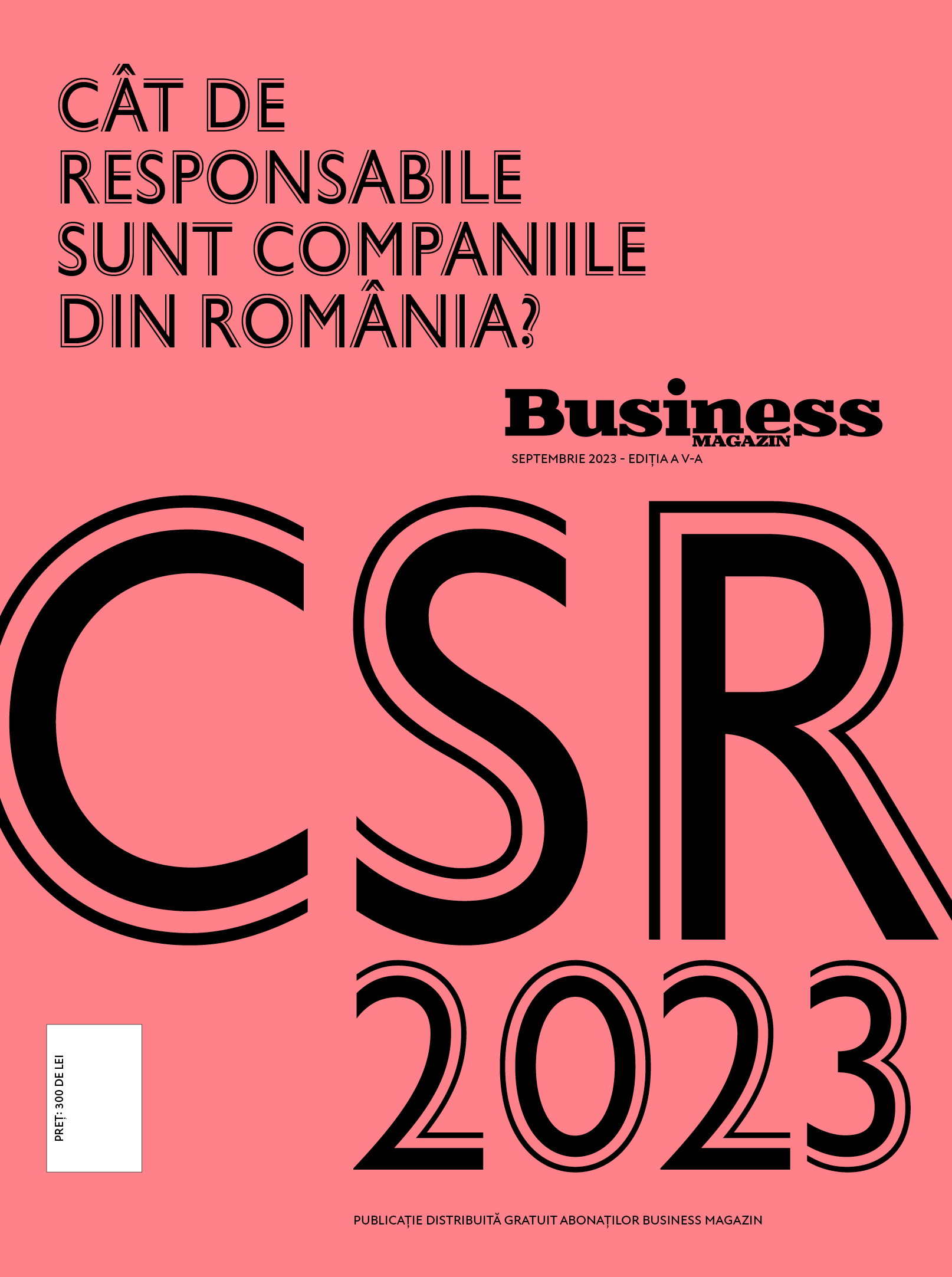 BUSINESS Magazin lansează o nouă ediție a catalogului „Cele mai responsabile companii din România”. Cum vă puteți înscrie proiectul?