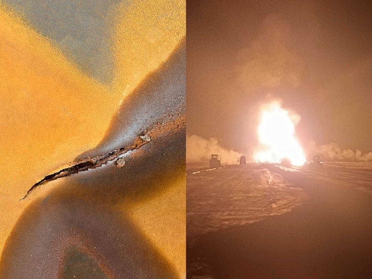 Cauza accidentului de pe Autostrada Moldovei, în jud. Vrancea: Fisură în țeavă - surse