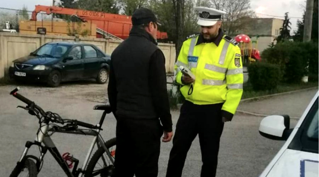 Caz rarisim în Cluj! AMENDĂ de 1.745 lei pentru un biciclist. Ce era în neregulă cu bicicleta lui